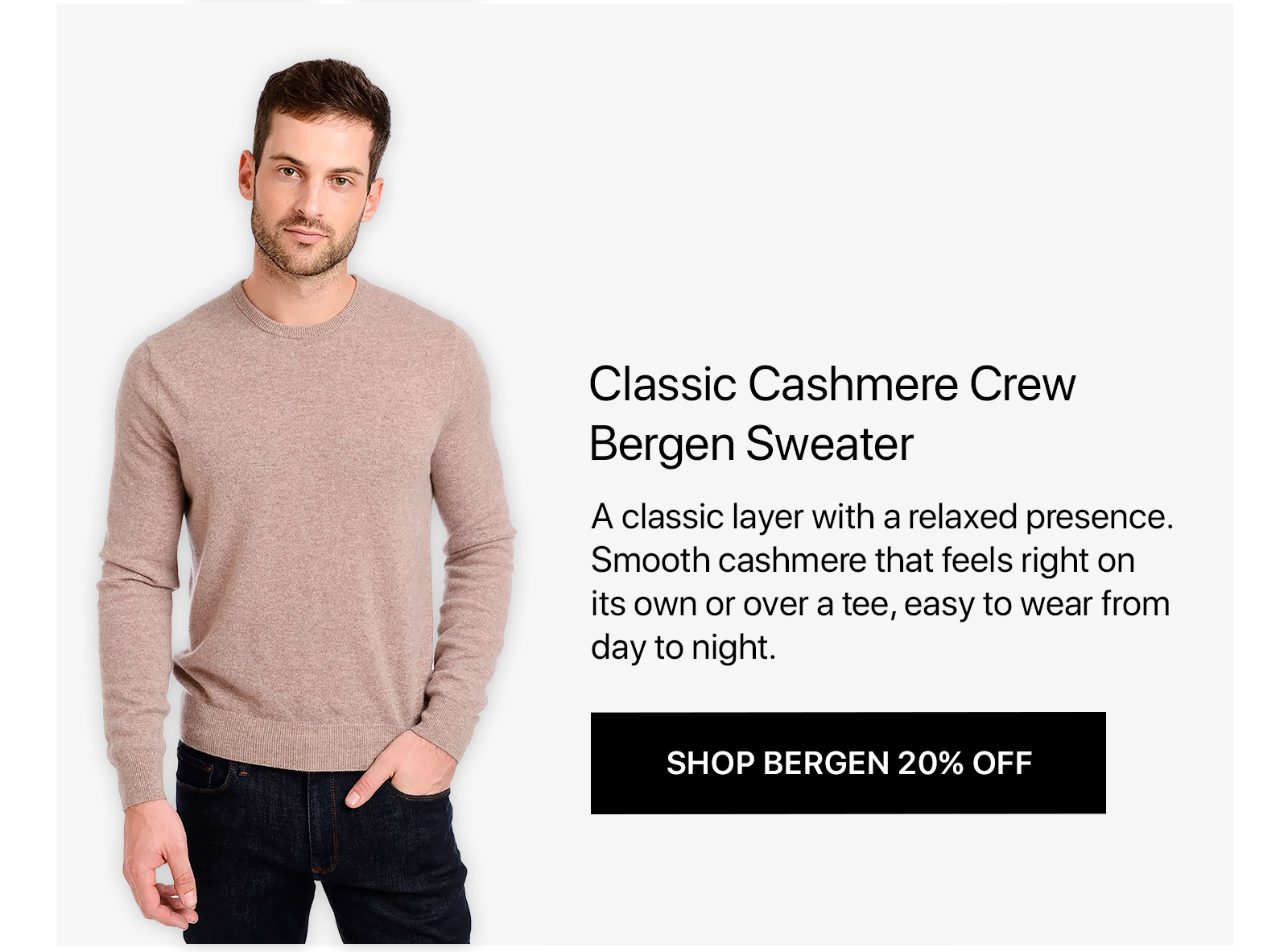 Classic Cashmere Crew Bergen Sweater