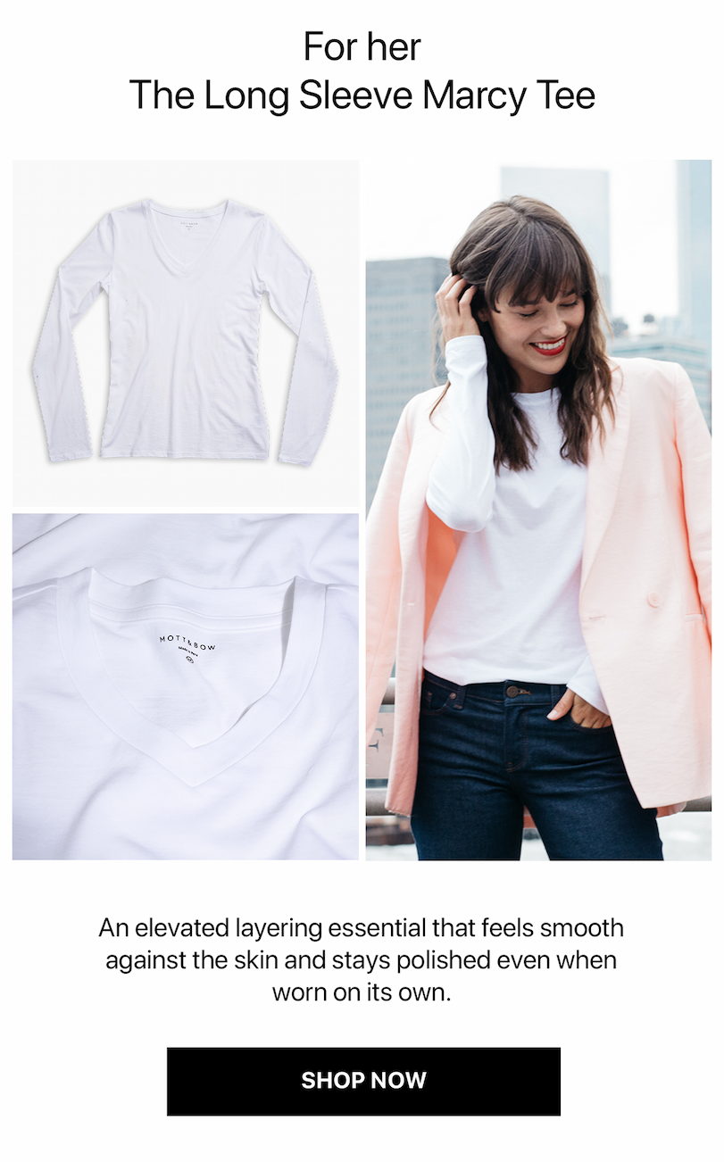 Long Sleeve Crew Tee Marcy