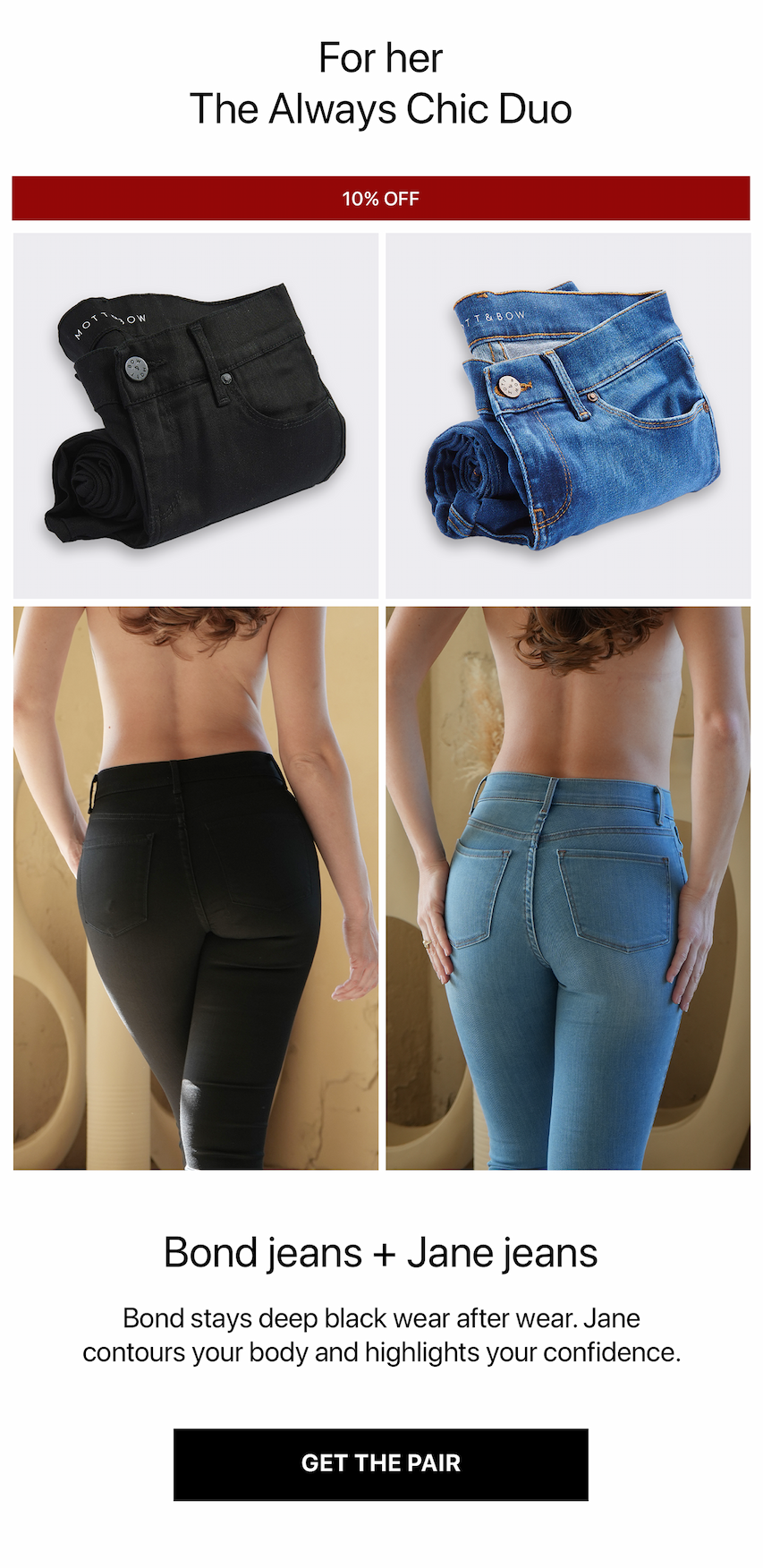 2 pair of Women's Jeans