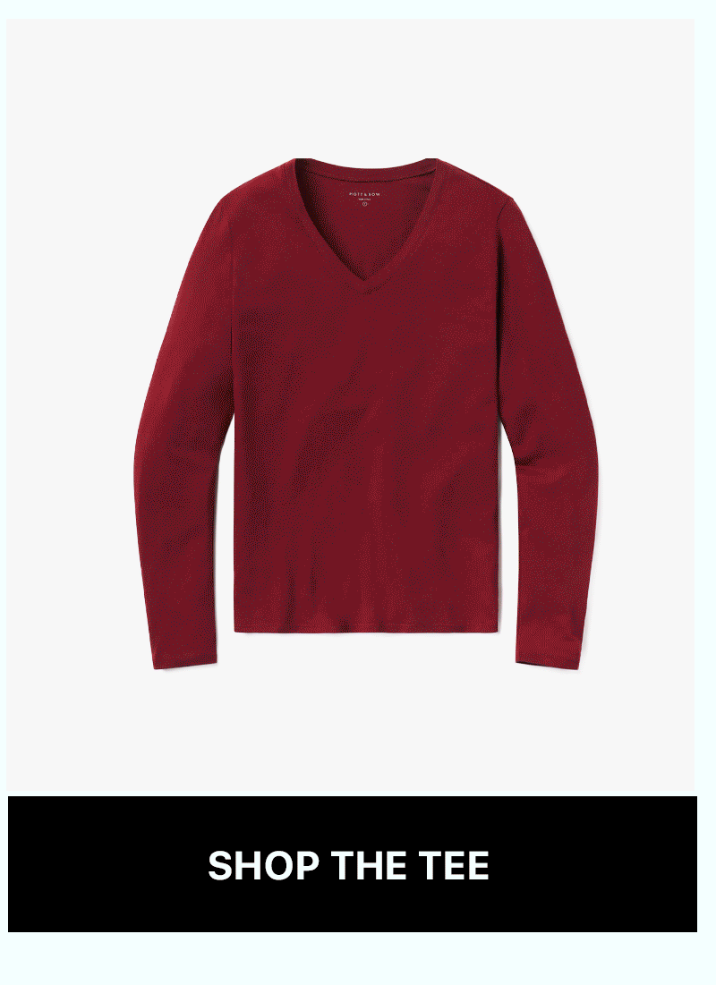 Long Sleeve V-Neck Tee Marcy