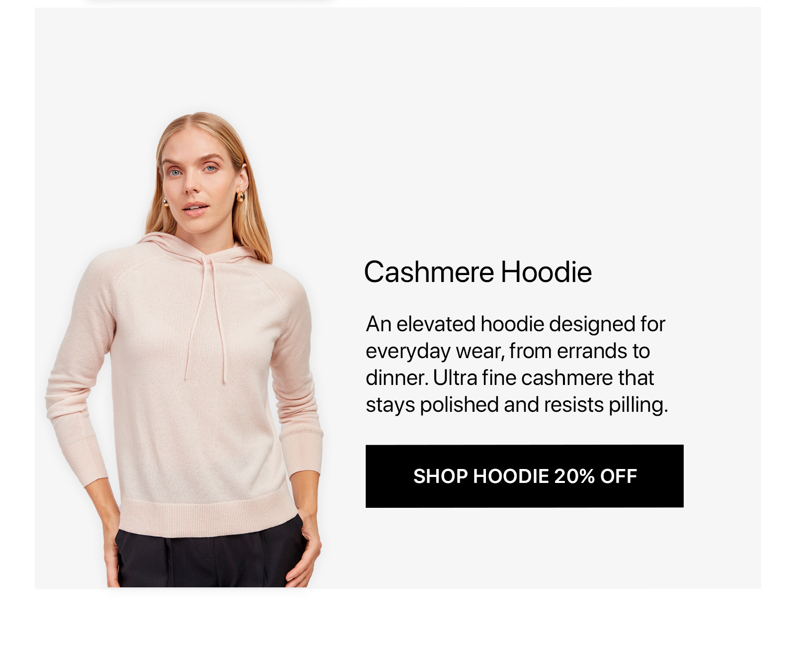 Cashmere Hoodie