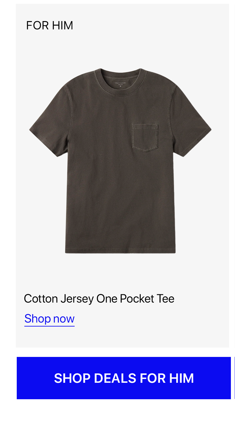 Cotton Jersey One Pocket Tee