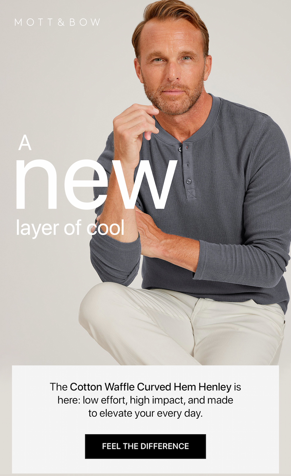 Mott & Bow - Cotton Henley
