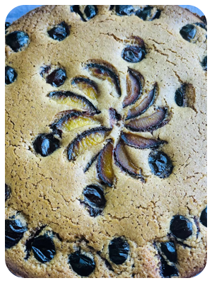 Gluten Free Italian Plum Cake