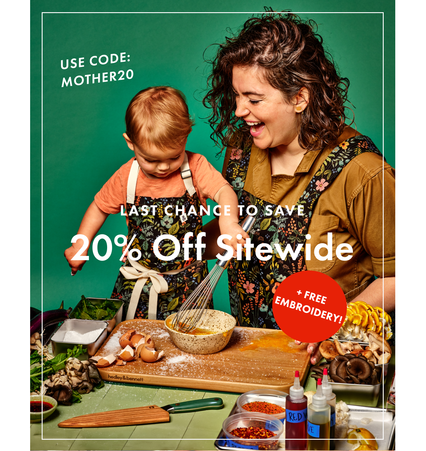 LAST CHANCE TO SAVE | 20% Off Sitewide & FREE Embroidery