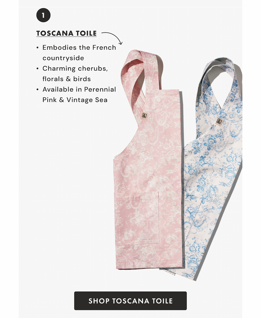 TOSCANA TOILE | Embodies the French countryside; Charming cherubs, florals & birds; Available in Perennial Pink & Vintage Sea | SHOP TOSCANA TOILE