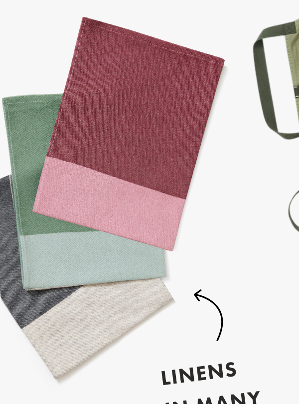 LINENS IN MANY COLORS
