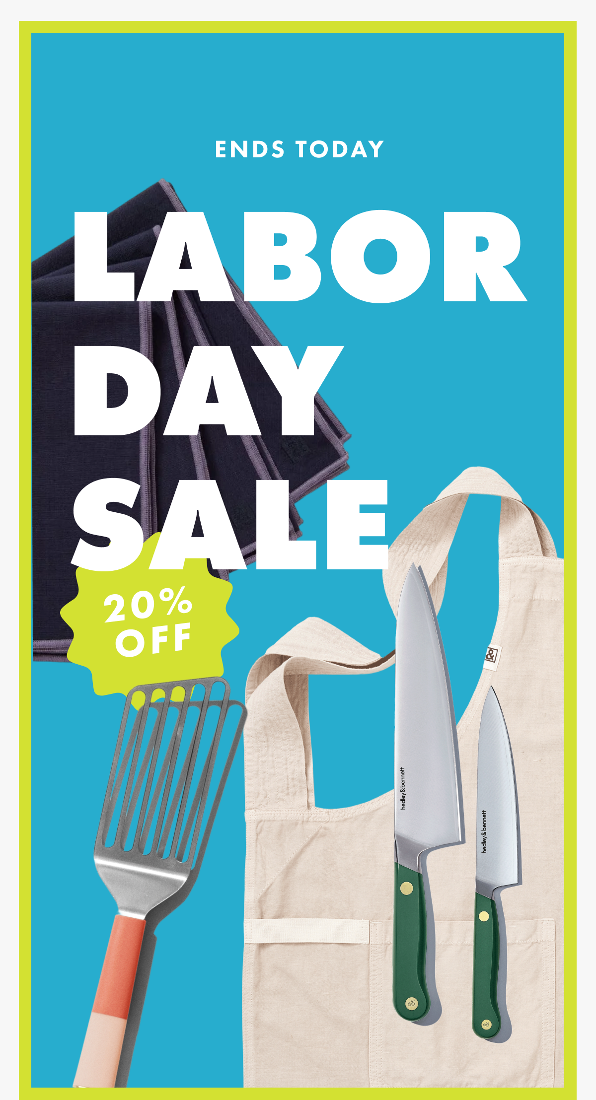 ENDS TODAY | LABOR DAY SALE | 20% OFF