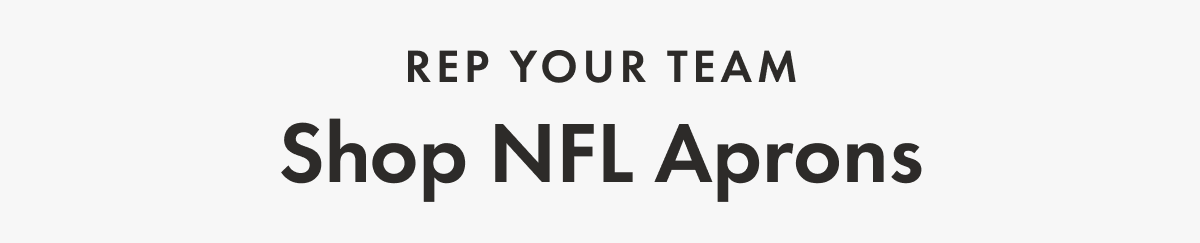 Rep Your Team Shop NFL Aprons