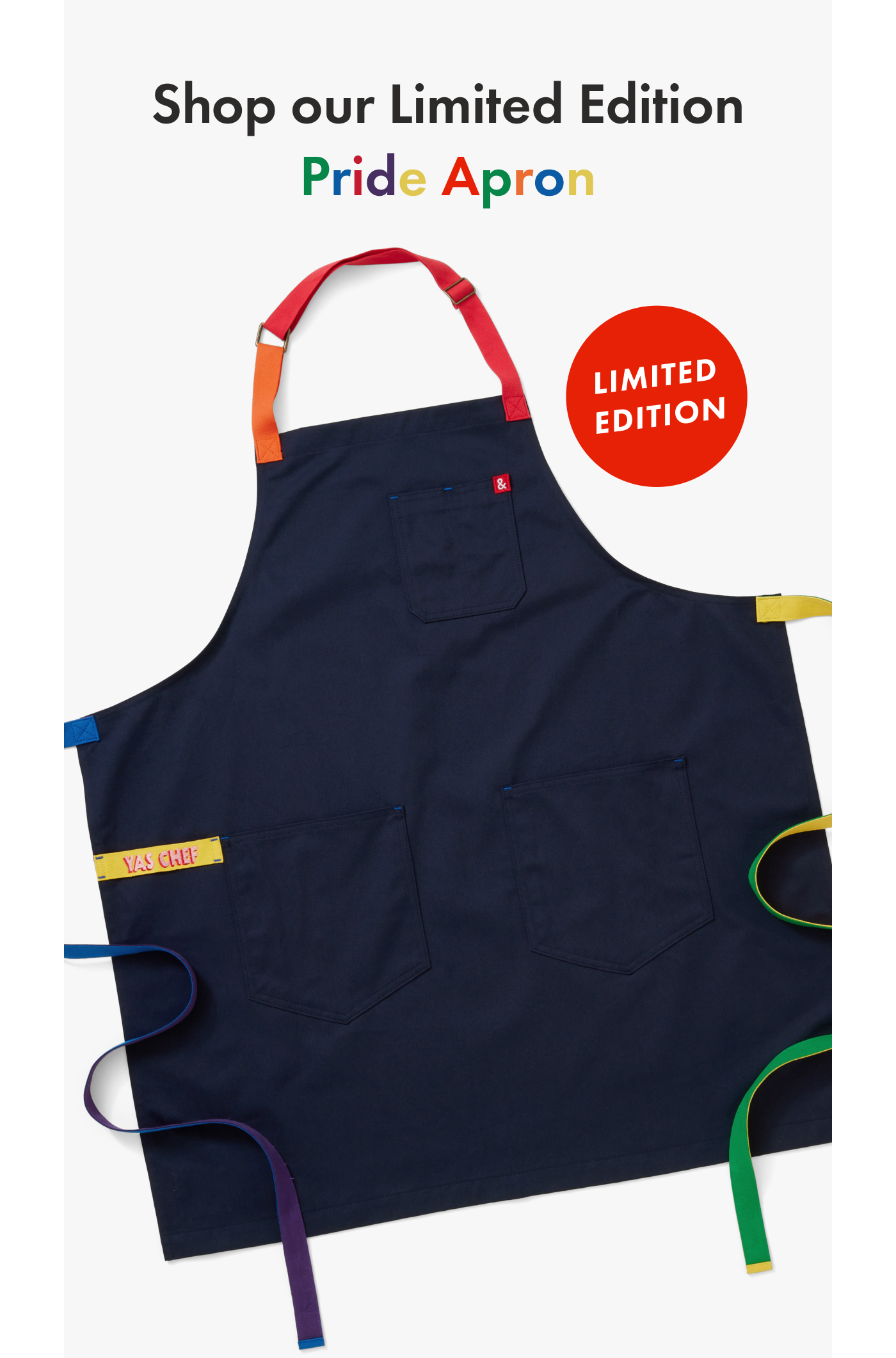 Shop our Limited Edition Pride Apron