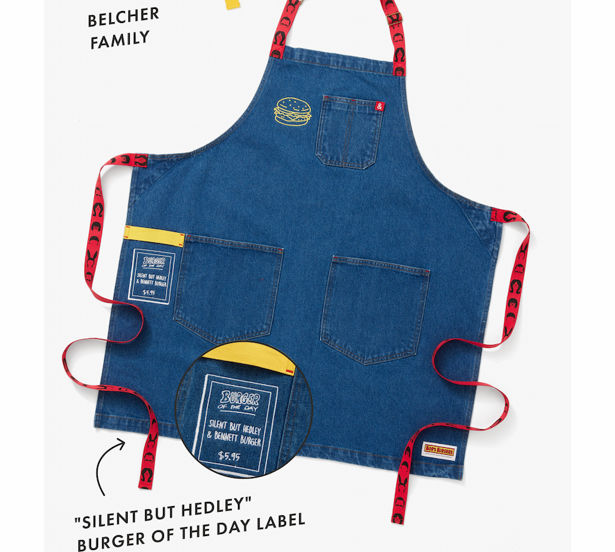 "SILENT BUT HEDLEY" BURGER OF THE DAY LABEL