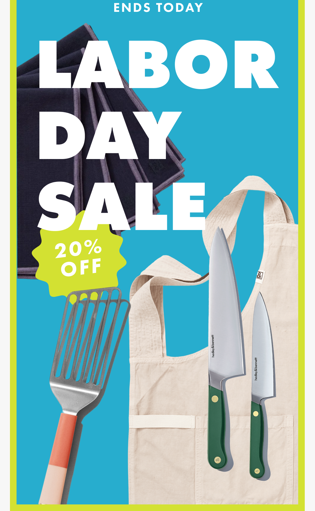 ENDS TODAY | LABOR DAY SALE | 20% OFF