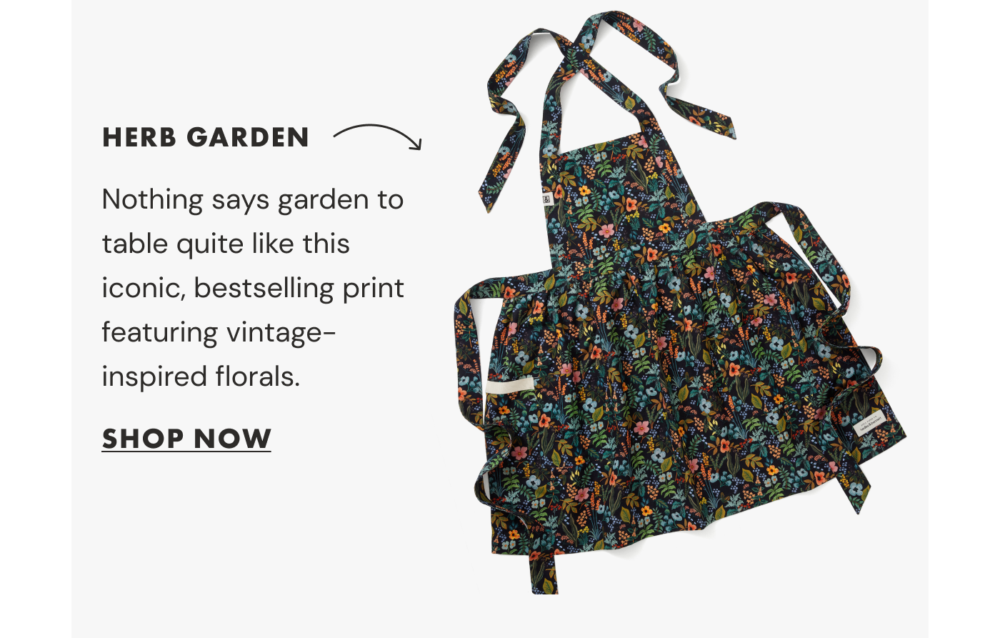 HERB GARDEN | Nothing says garden to table quite like this  iconic, bestselling print featuring vintage- inspired florals. | SHOP NOW