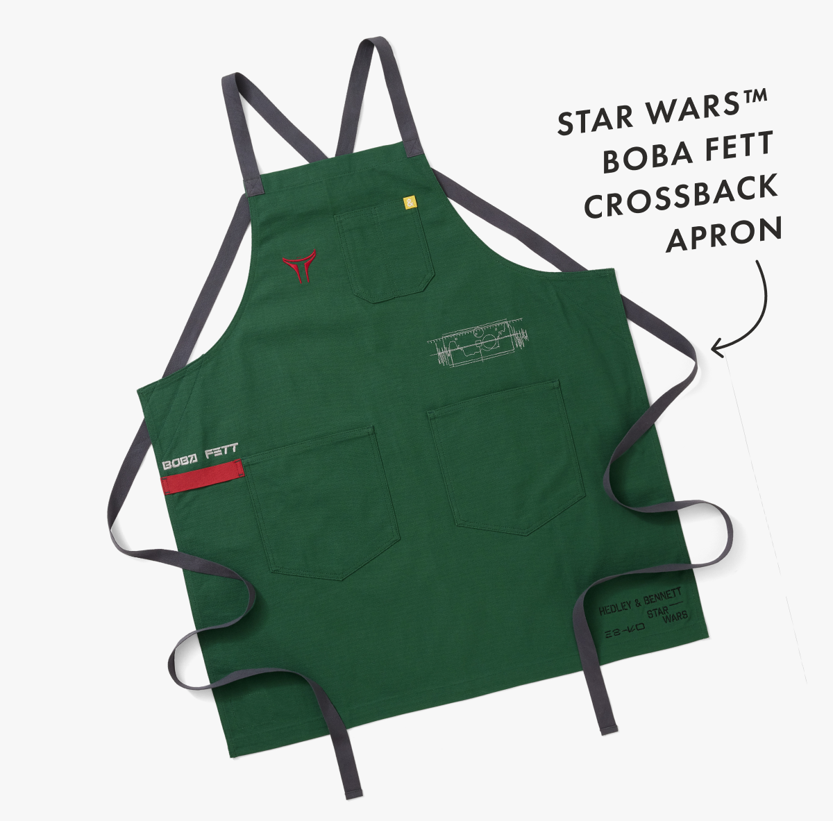STAR WARS™ Boba Fett Crossback apron