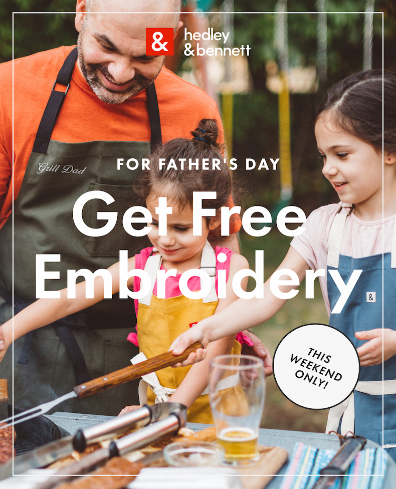 FOR FATHER'S DAY | Get Free Embroidery | THIS WEEKEND ONLY