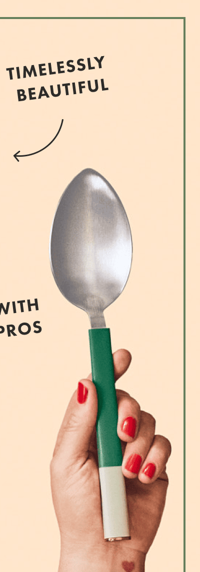 TIMELESSLY BEAUTIFUL | Utility Spoon | Shiso Green