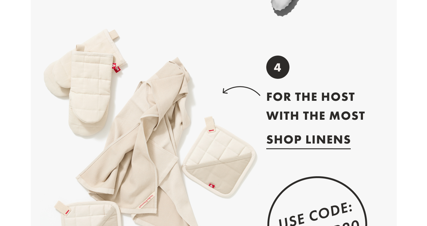FOR THE HOST WITH THE MOST | SHOP LINENS