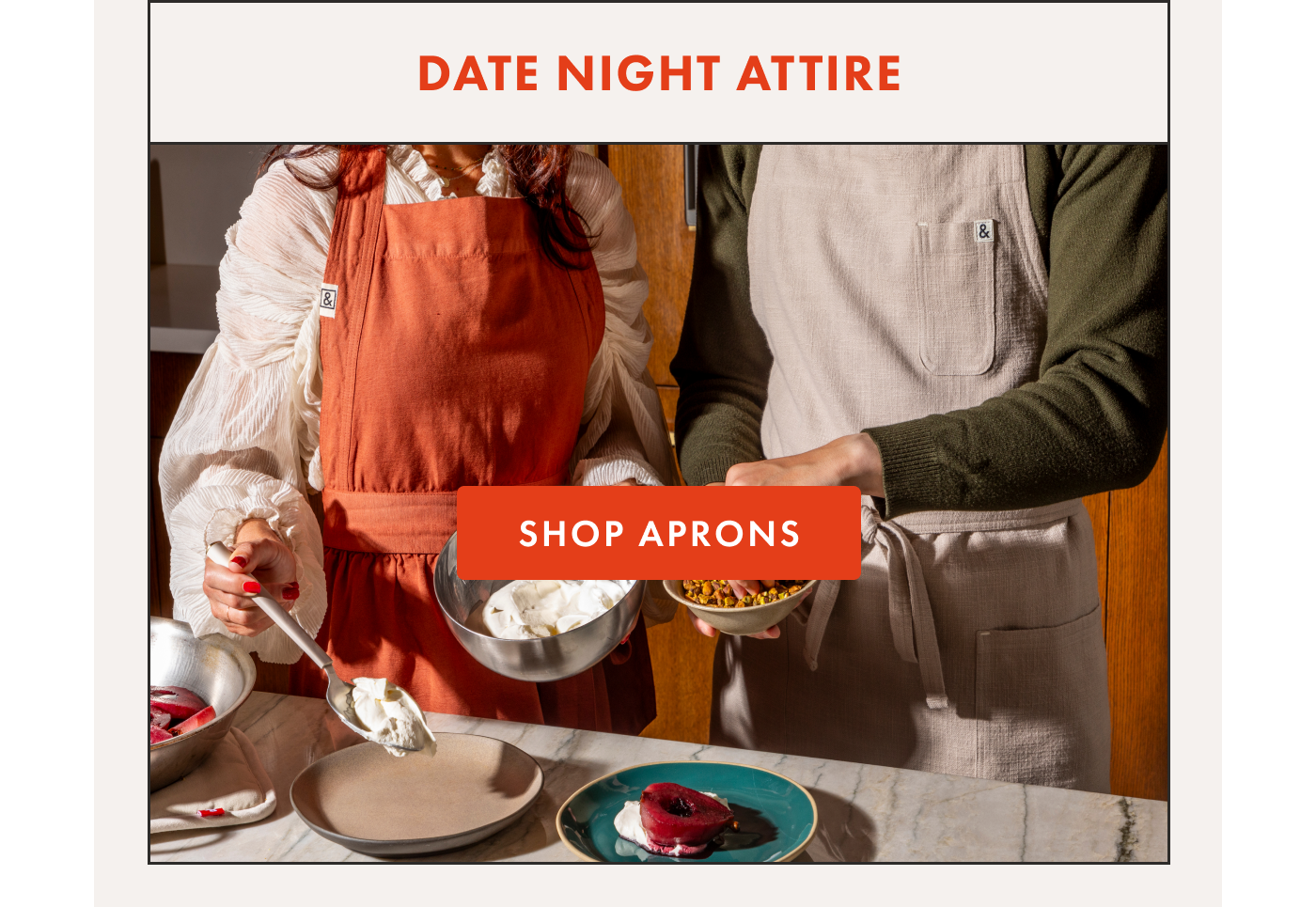 Date Night Attire | Shop Aprons