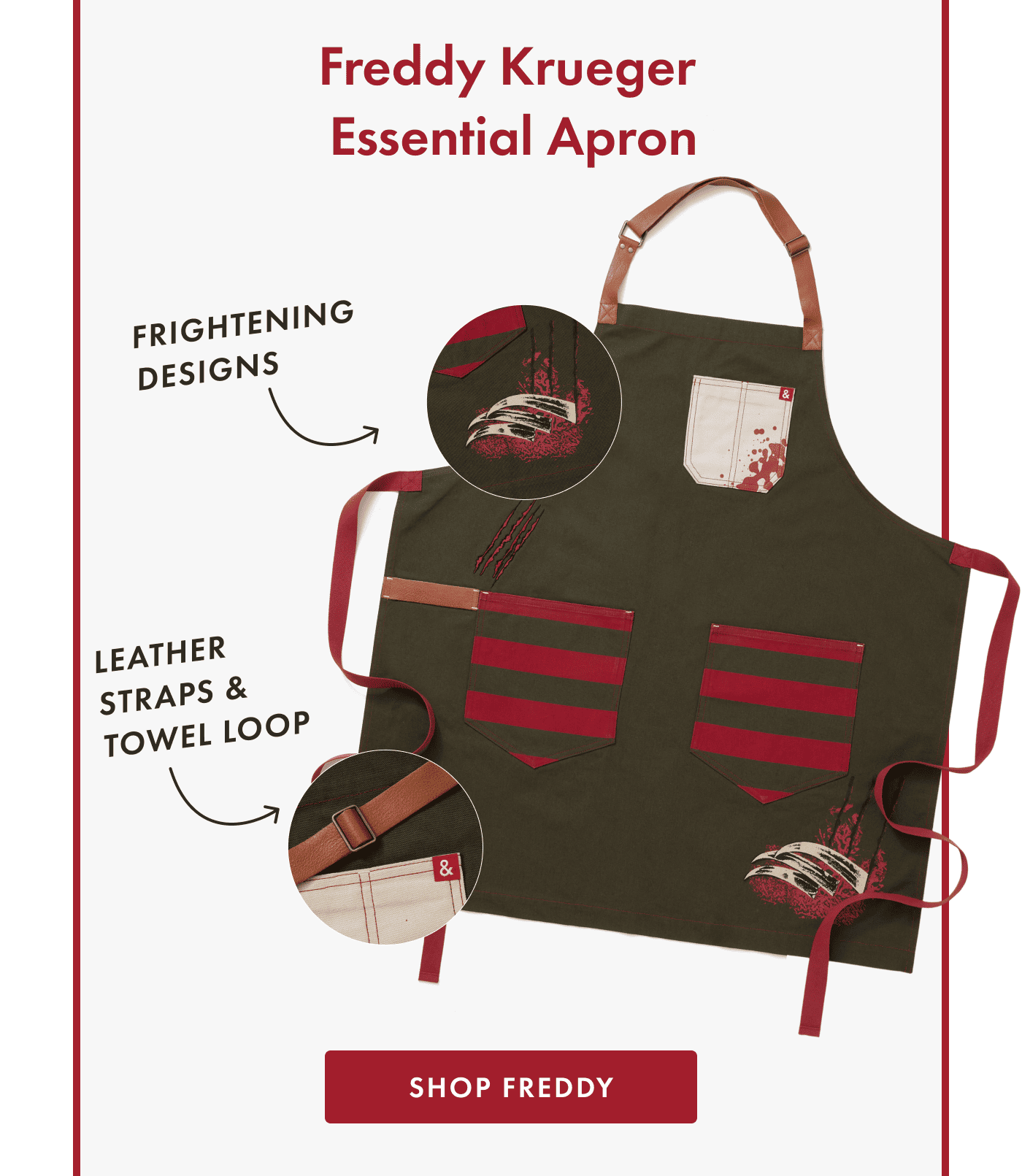 Freddy Krueger Essential Apron | SHOP FREDDY