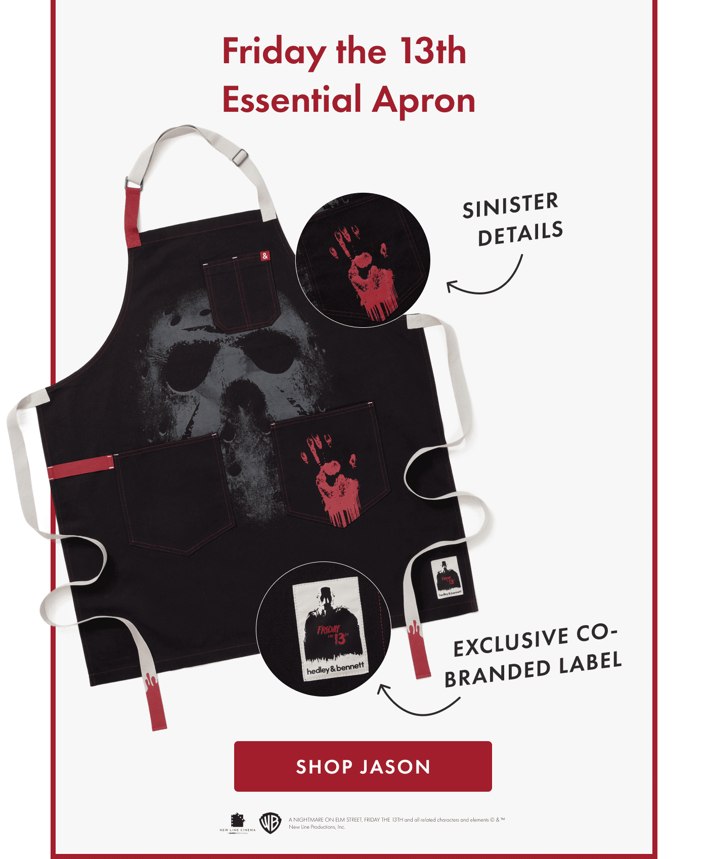 Friday the 13th Essential Apron | SHOP JASON