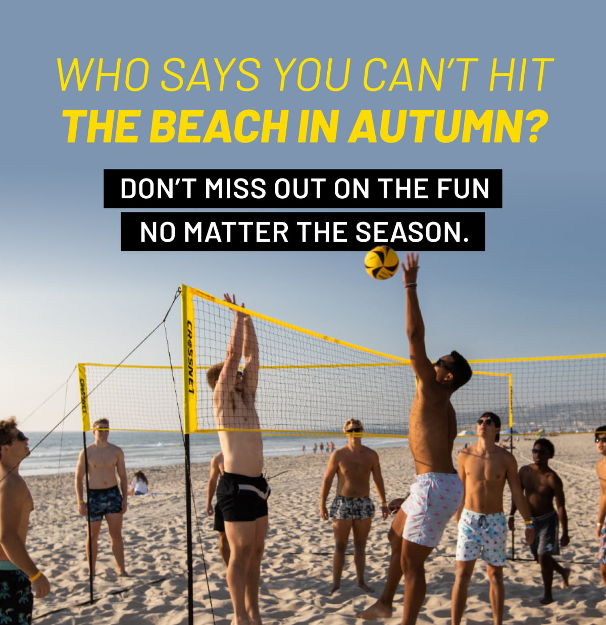 WHO SAYS YOU CAN'T HIT THE BEACHIN AUTUMN?