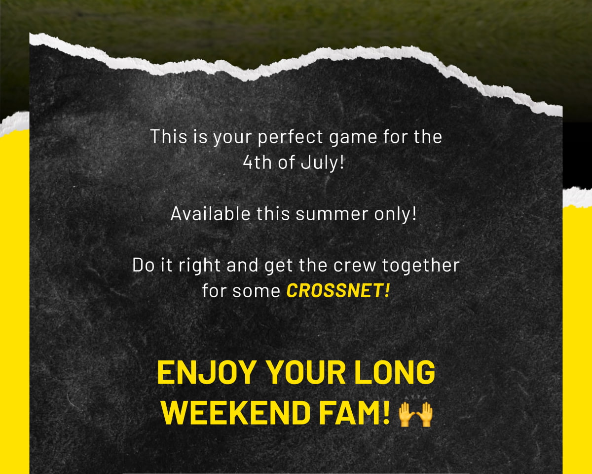 This is your perfect game for the 4th of July!  Enjoy your long weekend fam! 🙌