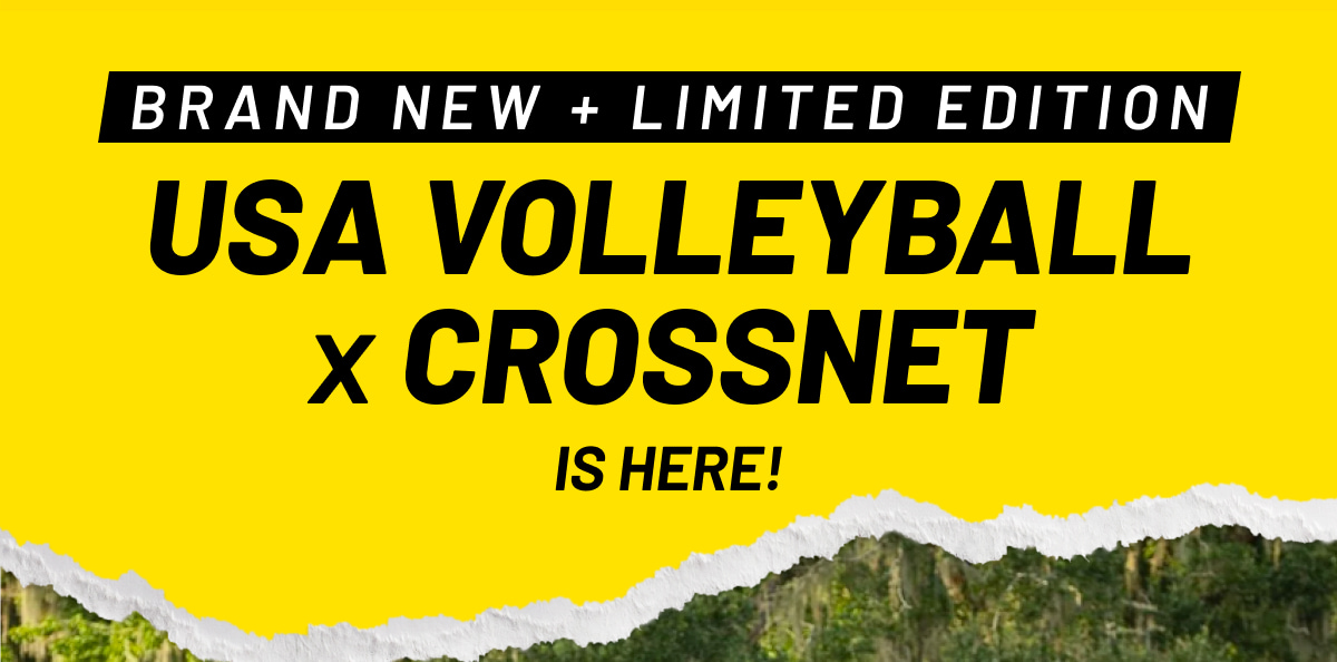 BRAND NEW + LIMITED EDITION | USA VOLLEYBALL X CROSSNET IS HERE!