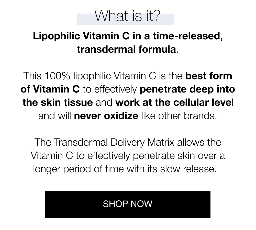 TimeReleased Vitamin C for Glowing, Radiant Skin Truth Treatments