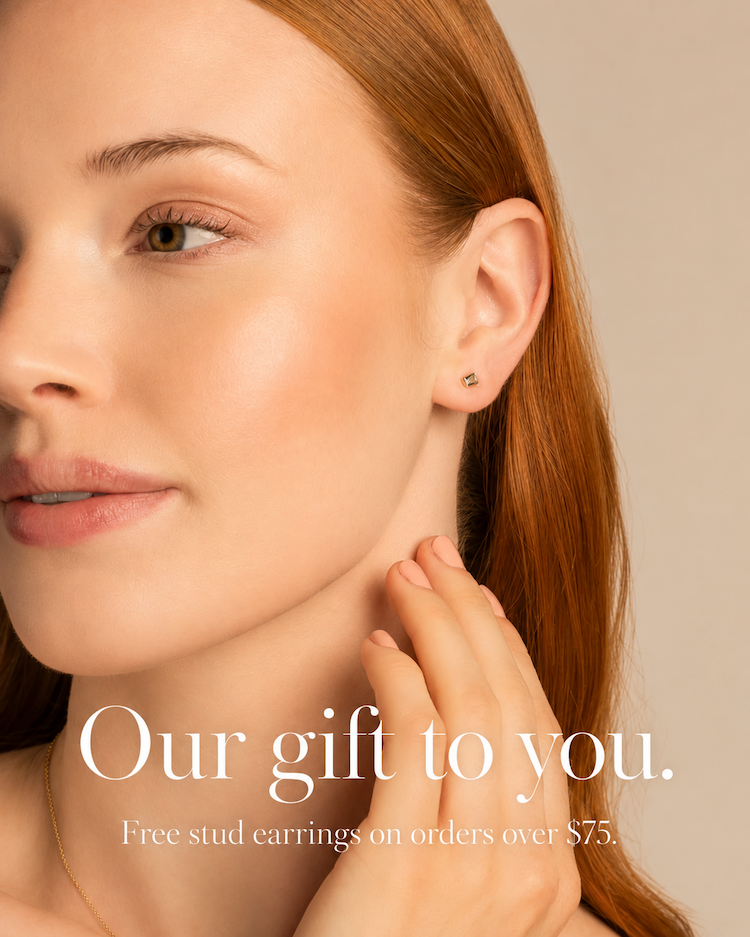 Radiance Baguette Stud Earrings (free gift)