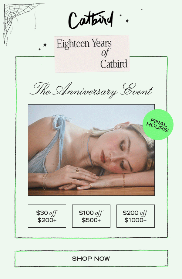 FINAL HOURS 🌟 Catbird