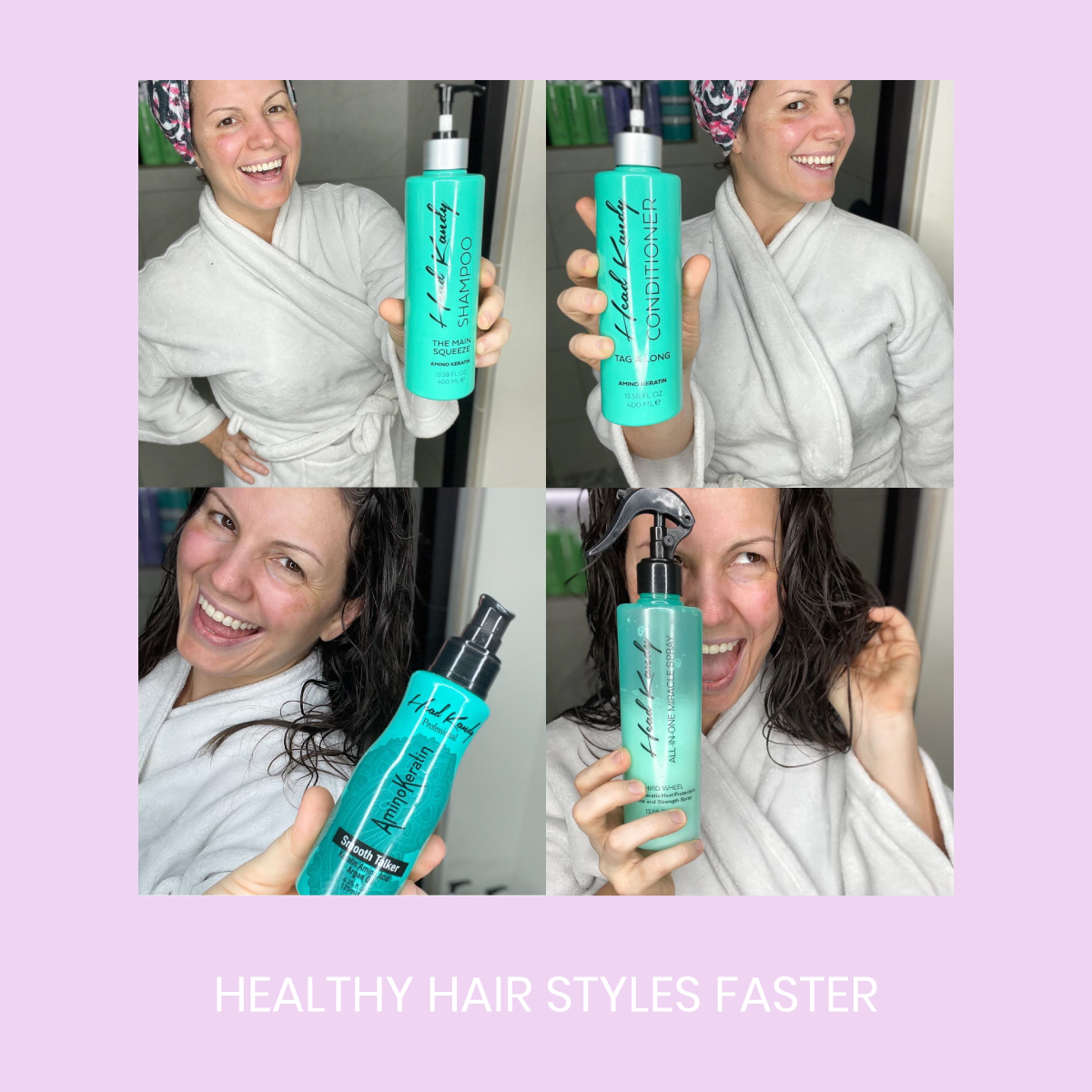 Save 30! Full Squad Keratin Shampoo, Conditioner! Head Kandy