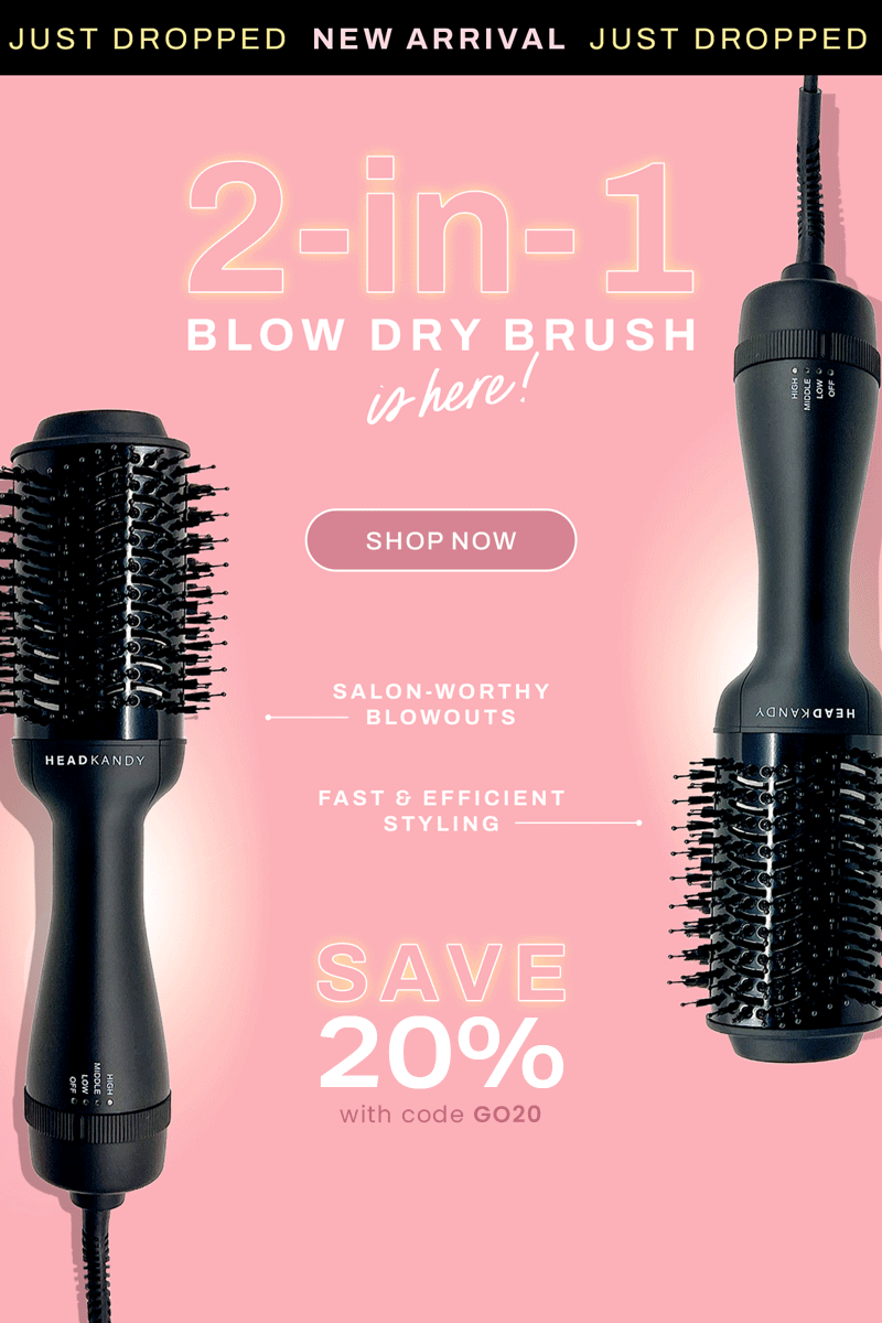 The NEW Blow Out Brush is Here! Head Kandy