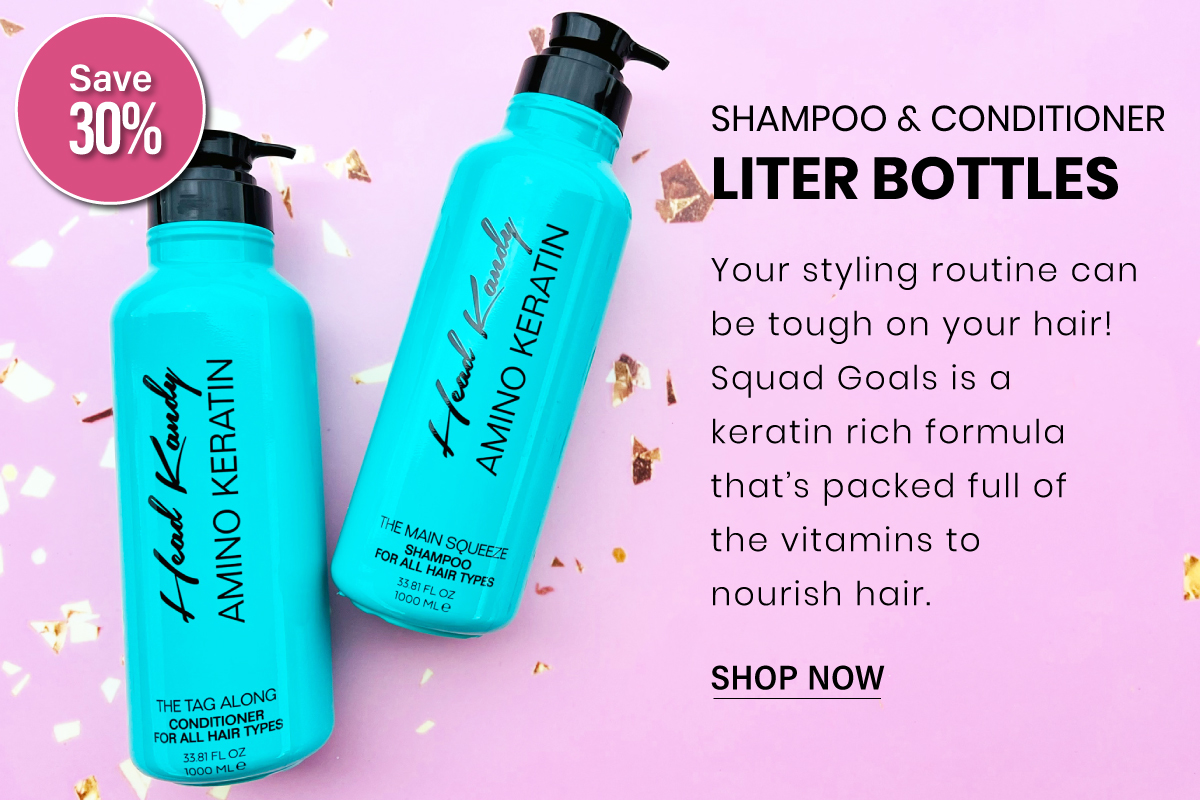 Save 30! Full Squad Keratin Shampoo, Conditioner! Head Kandy