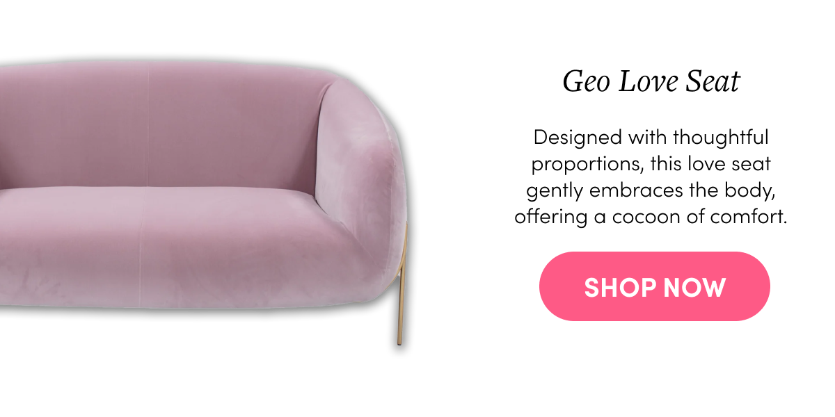Geo Love Seat