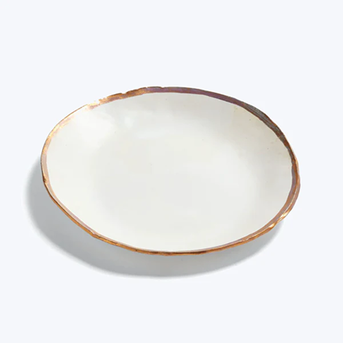 Jan Burtz Pure Gold Dinner Plate- abc exclusive