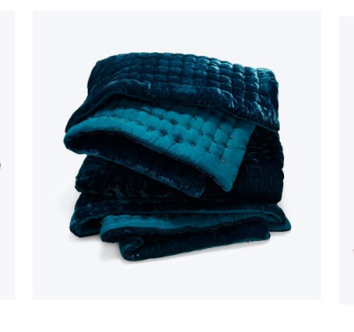 luminous velvet quilt