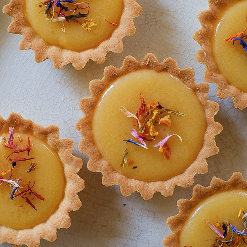 Bella Cucina Limited Edition Wildflower Aromatic Sugar with Lemon Cream and Crostada Sweet Butter Pastry Tarts