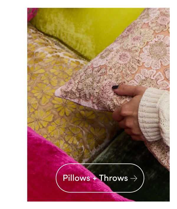 Pillows + Throws on Sale