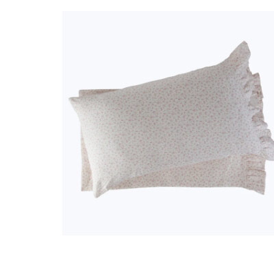 Blossom Floral Linen Ruffle Pillowcases