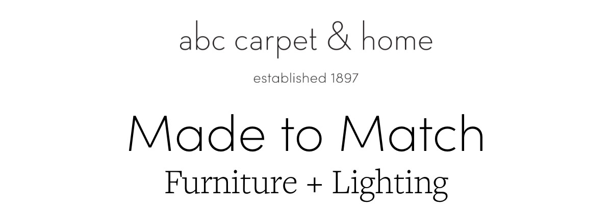 made to match furniture + lighting