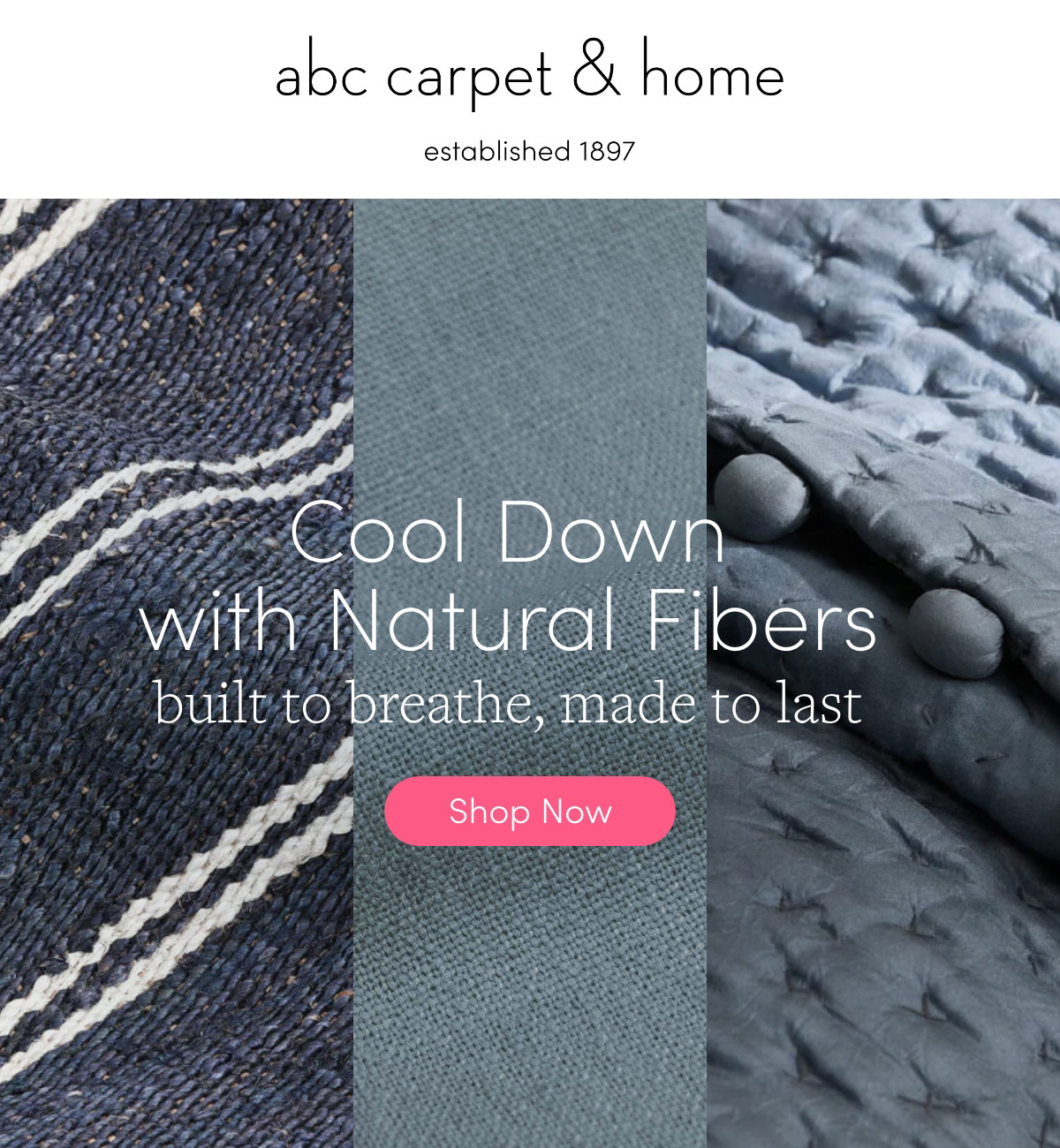 cool down with natural fibers