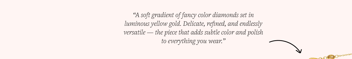 Fancy Color Diamonds Demi Inline Necklace
