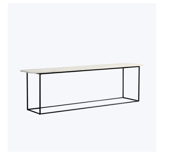 cadence travertine console