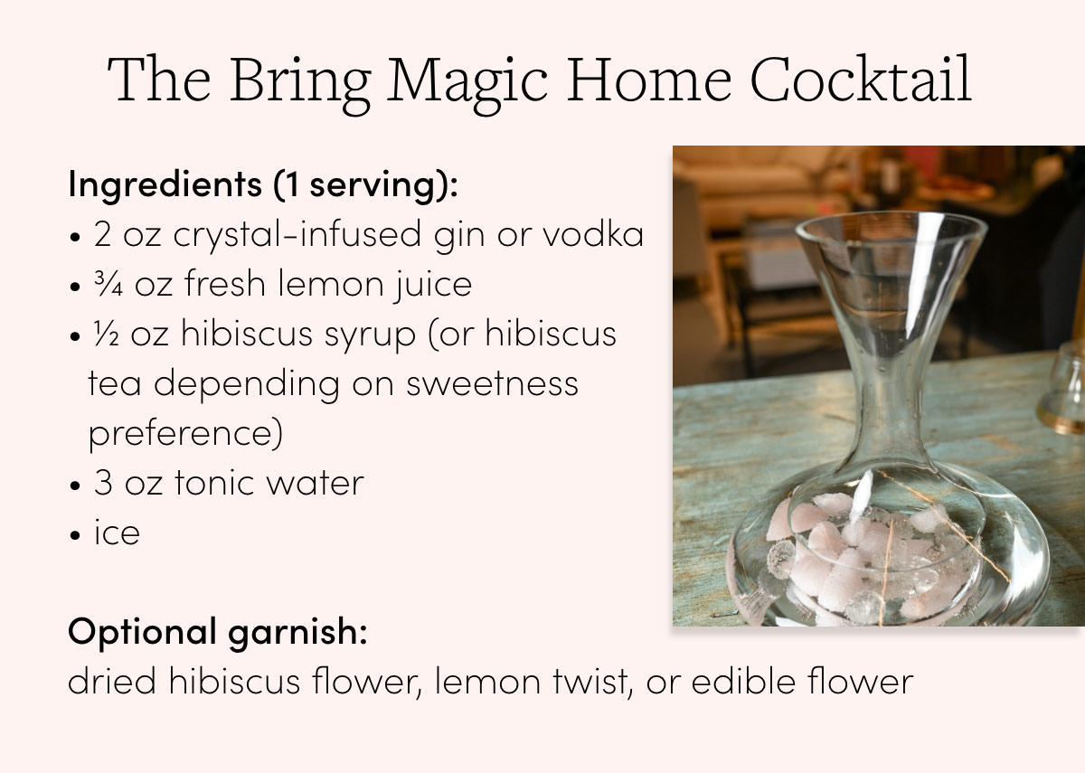 the bring magic home cocktail