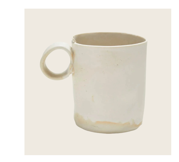 Jan Burtz Pure White Mug