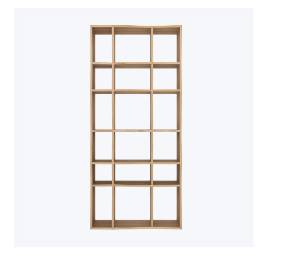 oak mosaic bookcase