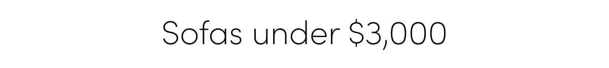 Sofas under $3,000