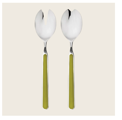 Mepra Fantasia Salad Serving set - Olive Green
