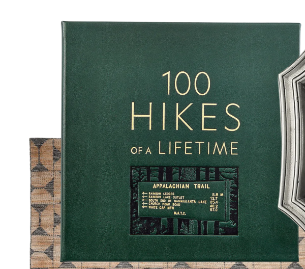100 Hikes Of A Lifetime Leather Bound Book