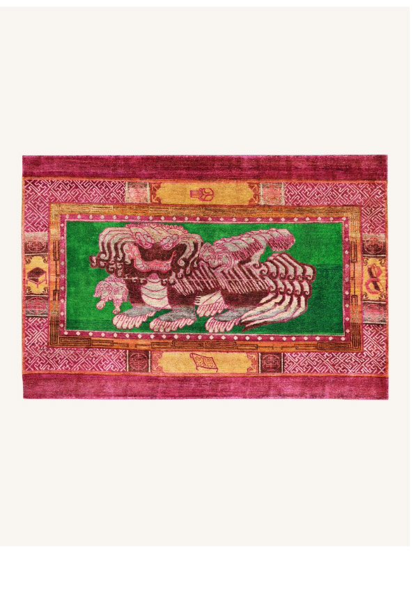 Pink Alchemy Transitional Silk Rug